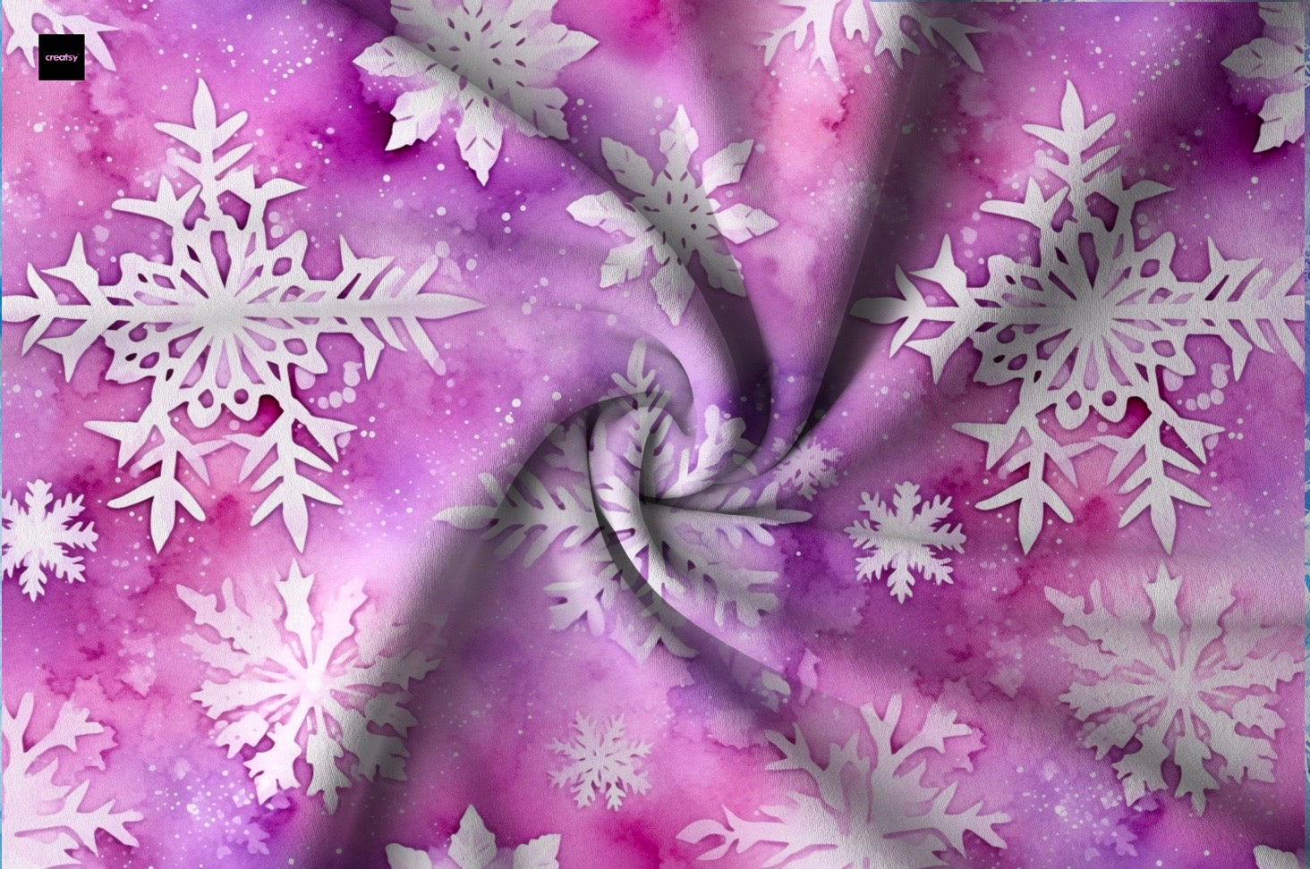 Pinke Schneeflocke Wintervorbestellung